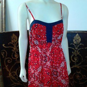 EYESHADOW Racerback Dress  Elastic Waist Size  M